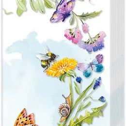 Bee, Snail, butterfly and Flower Tissues