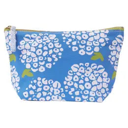 Multi Hydrangea Blue Pouch