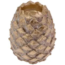 Pinecone Poetry Gold Tealight