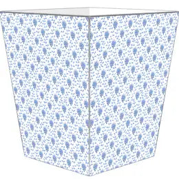 Blue Provencial Print Wastepaper Basket