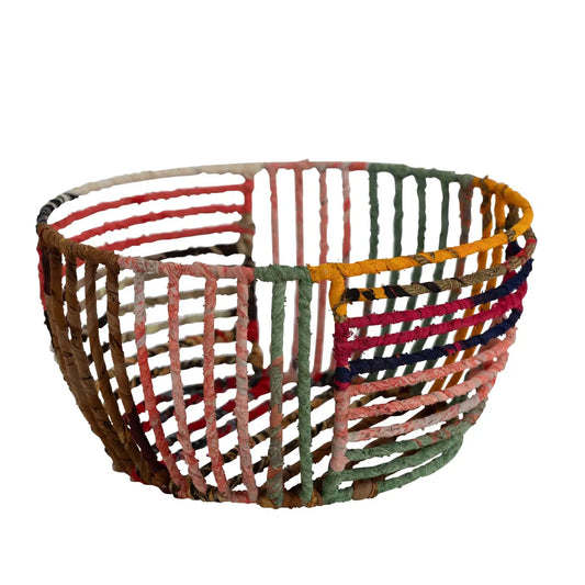 Sari Wrapped Basket