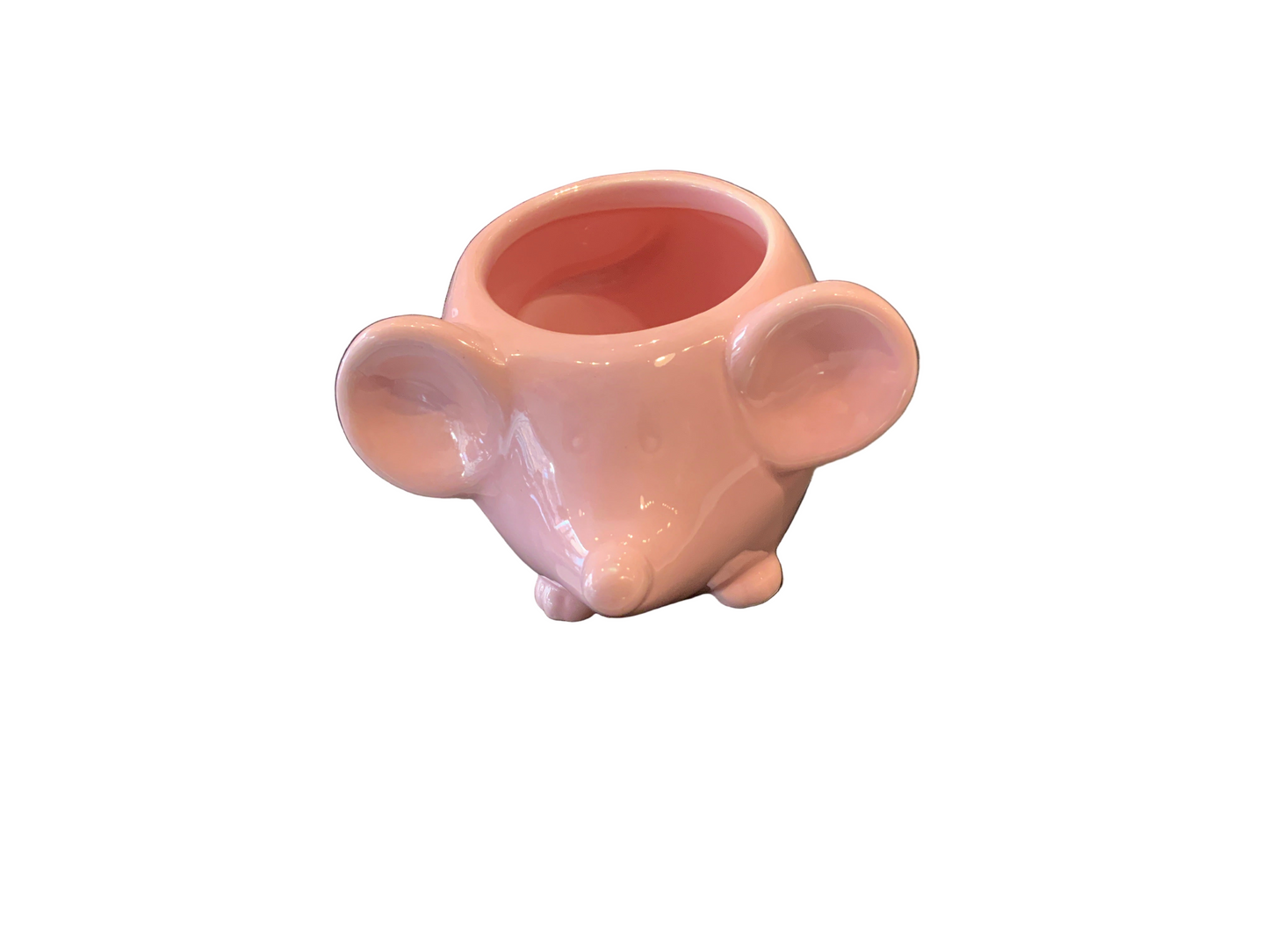 Ceramic Mouse or Hedgehog, succulent pot