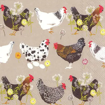 Chicken Cocktail napkins