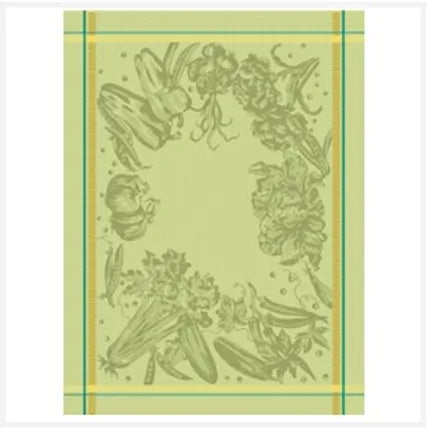 Veggie Bouquet Towel, Green