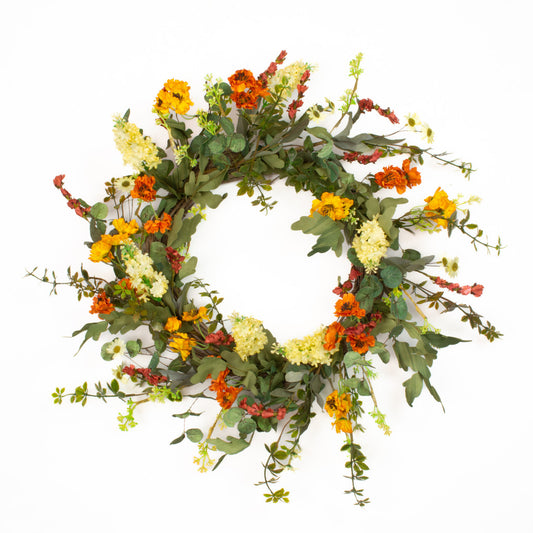 Autumn Fields Flower Wreath