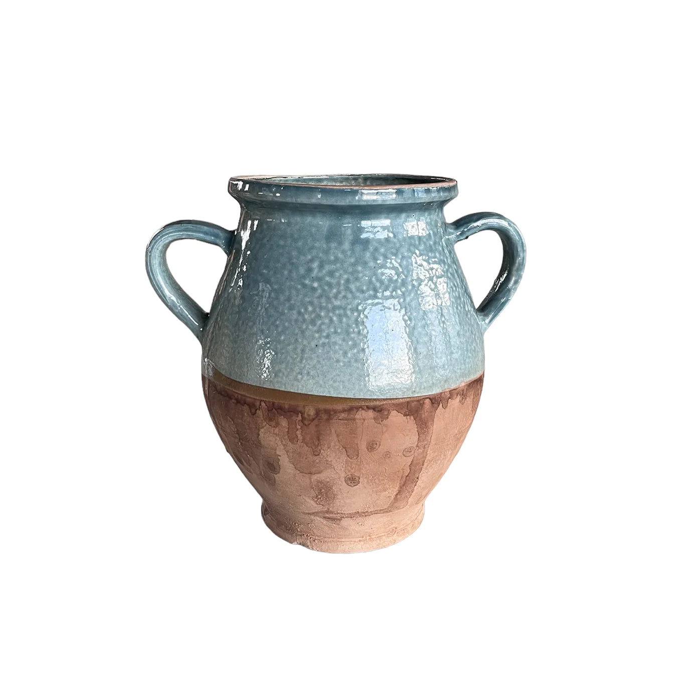 Earthenware Jug with Two Handles, yellow or gold