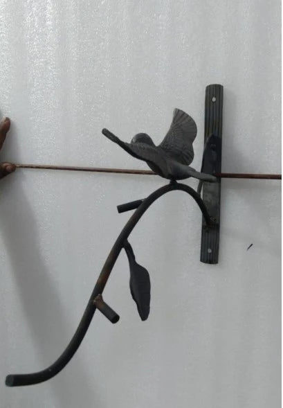 Bird and Branch One Bird  Wall Bracket, hook