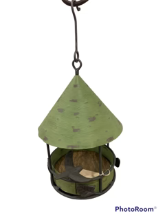 Green Bird Feeder, Green