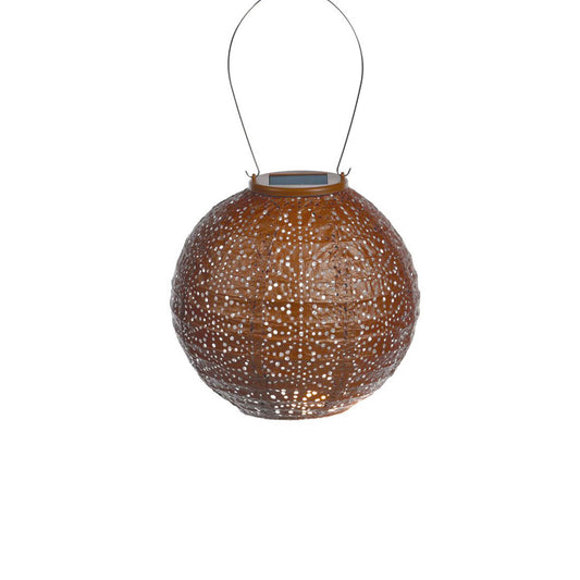 Round Copper Sashiko Lantern