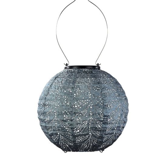 Round Blue Folia Lantern