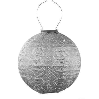 Silver Lace Lantern