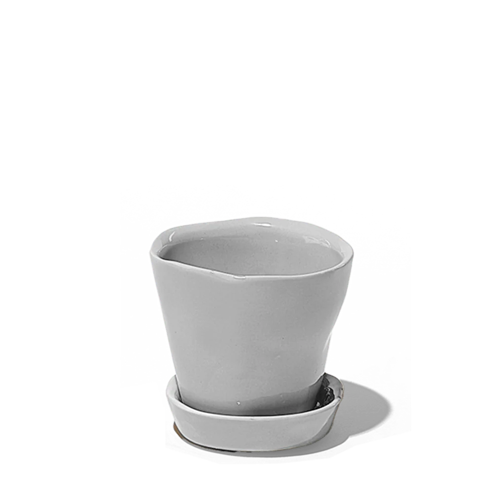 Tika Pot and Saucer