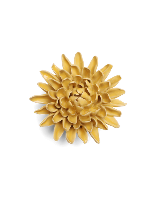 Chrysanthemum Ceramic Flower - CREAM COLOR