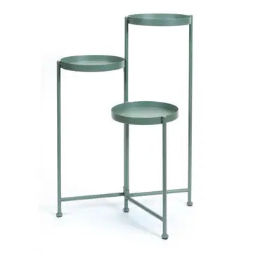 3 Tier Green Plant Stand