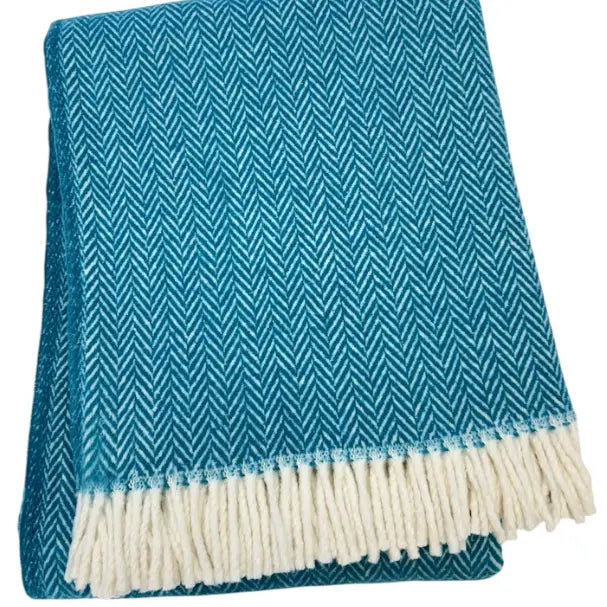 Herringbone Throw Blankets