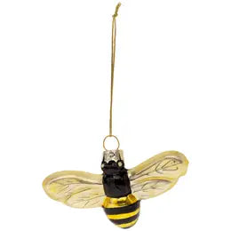 Glass Bee Ornament