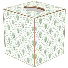 Sage Provencial Print Tissue Box Cover