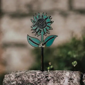 Blue Sunflower Stake