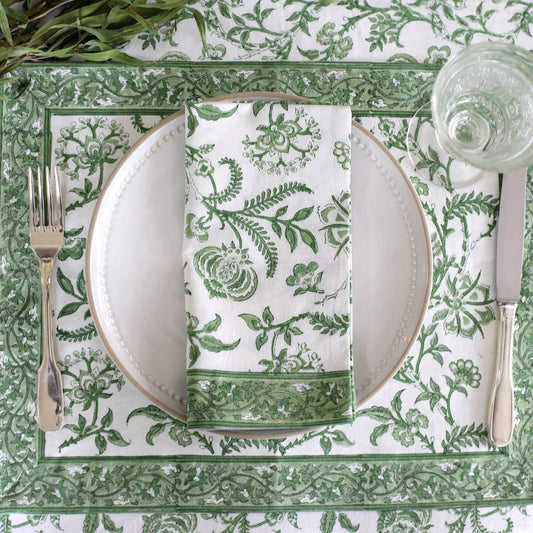 Placemat Lilibet Green, Set of 4