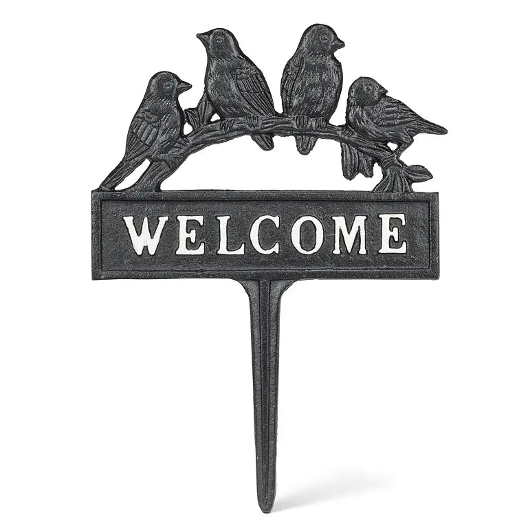 4 Bird Welcome Sign