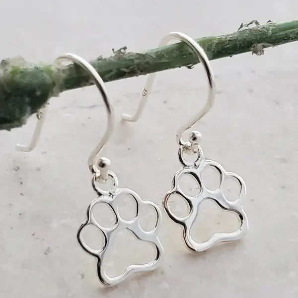 Dog Paw Earrings