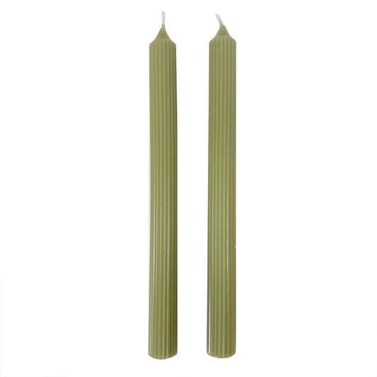 Ridged Taper Candles