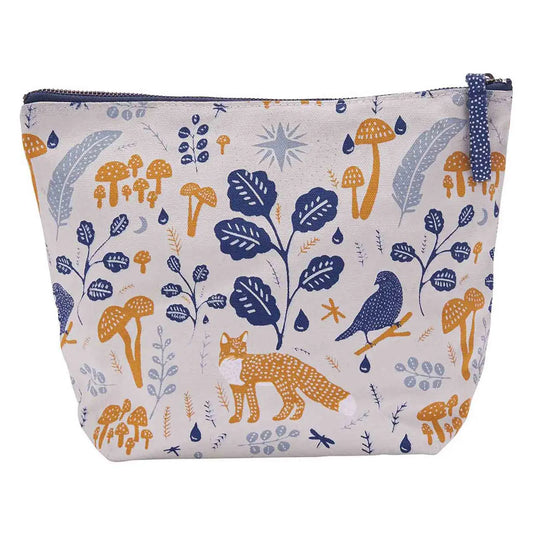 Fox and Flowers Pouch