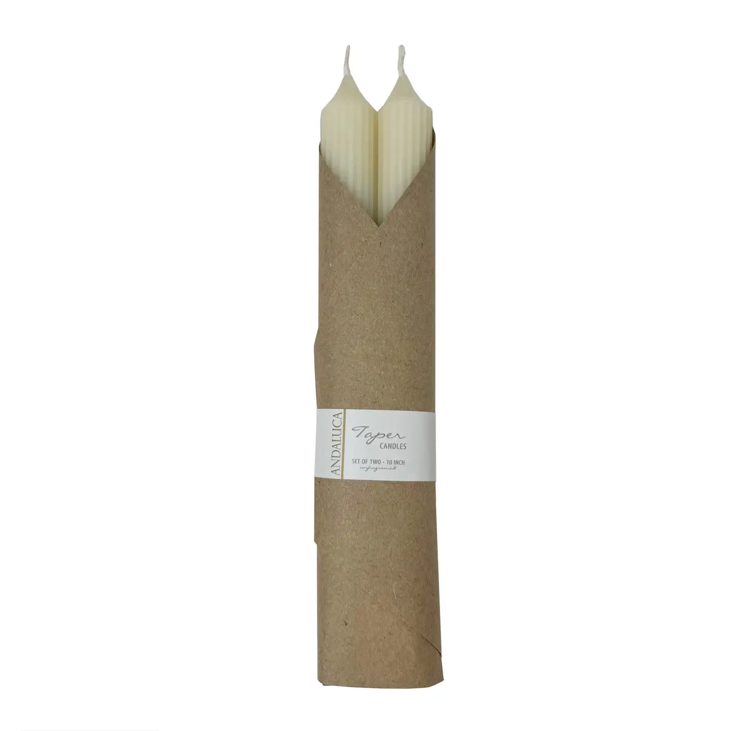 Ridged Taper Candles, Andaluca