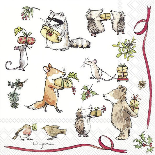 Present for You, Luncheon Christmas Napkins