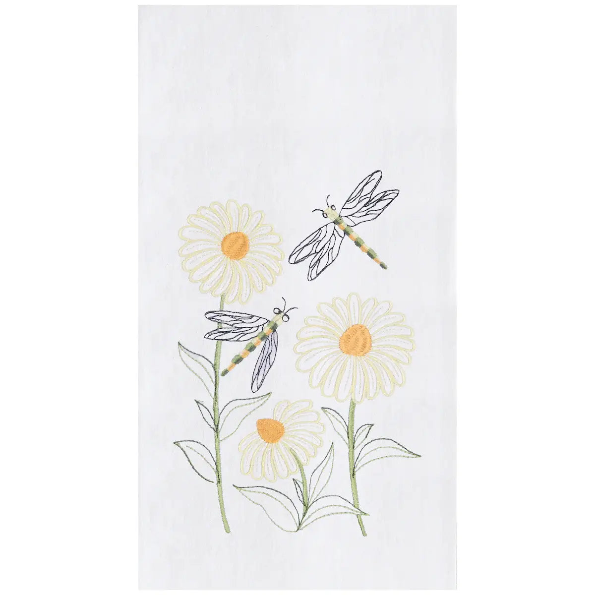 Dragonflies and Daisies Towel
