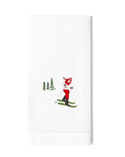 Skier Jill Hand Towel