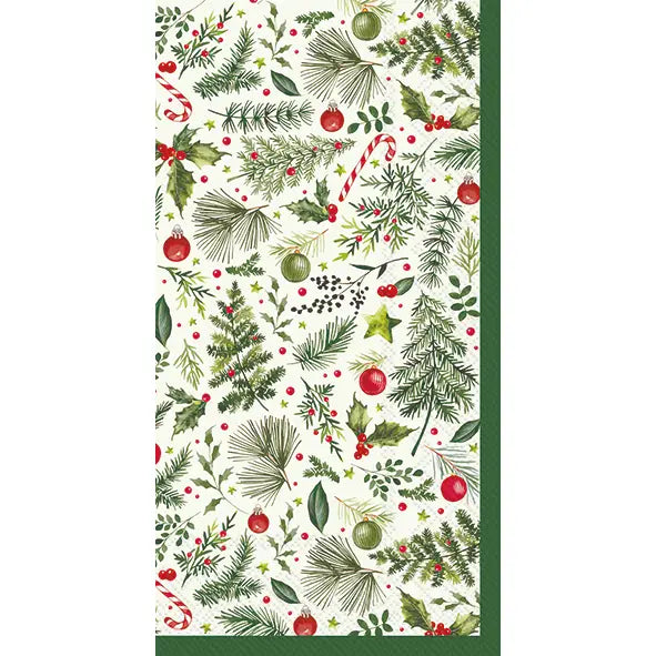 Christmas Branch Guest Towels