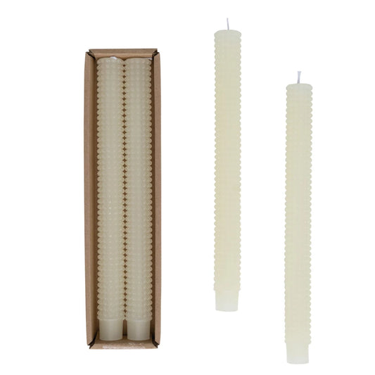 Hobnail Taper Candles