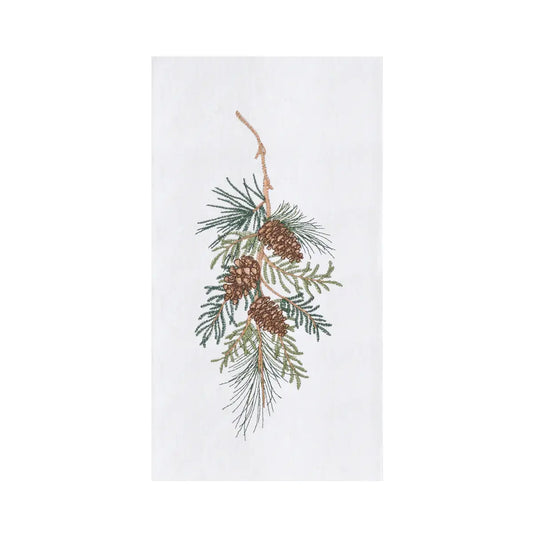Christmas Pinecone Towel