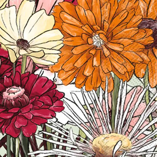 Blooming Garden Guest Towels