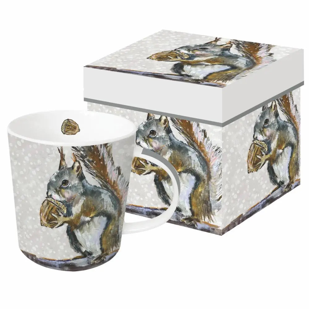 Mugs.......Birds ,Squirrel and Dragonfly