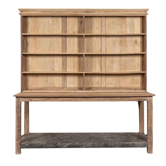 2 Piece Wooden Hutch