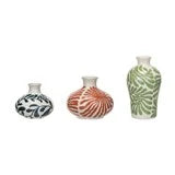 Stoneware Vases, Hand Painted, 3 Styles