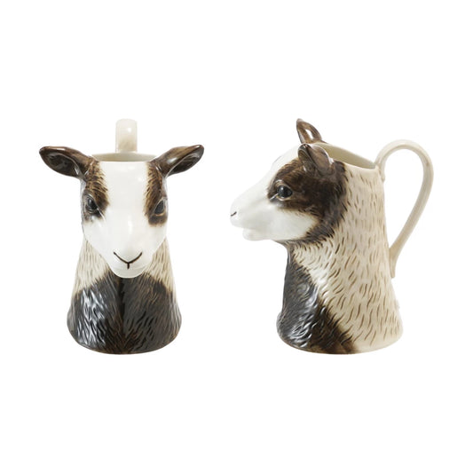 Goat Stoneware Pitcher
