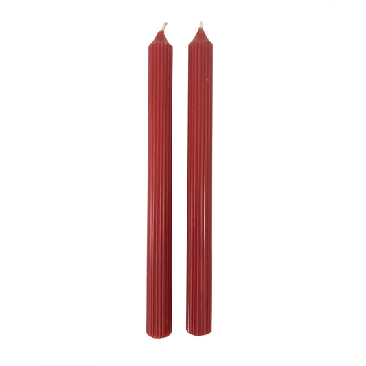 Ridged Taper Candles