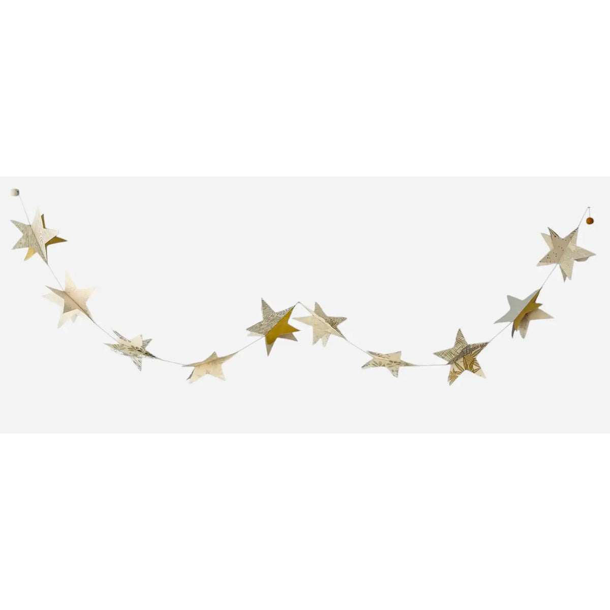 Large Star Garland, 3D