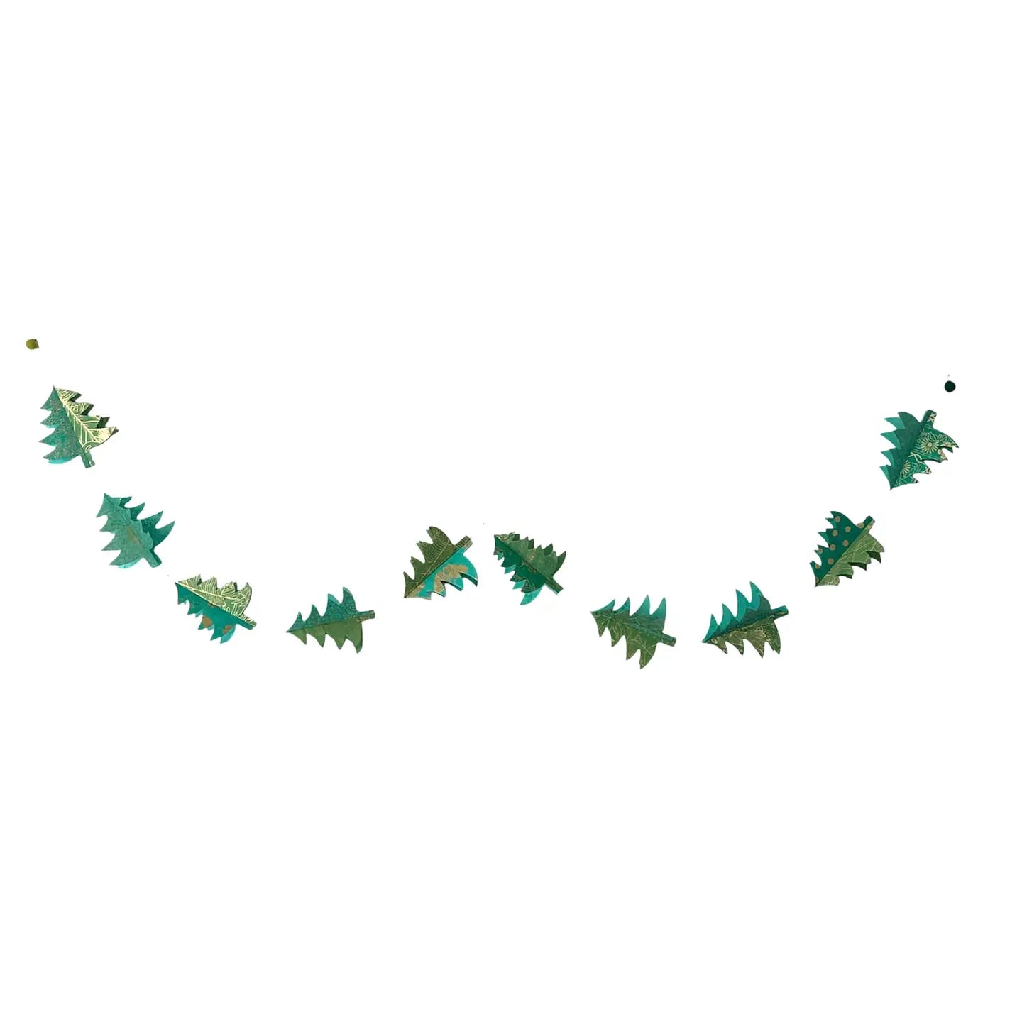 Green Tree Garland, 3D
