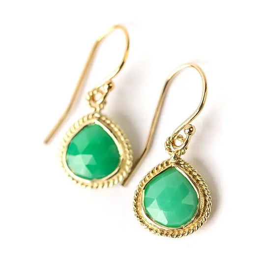 Chrysoprase Earrings