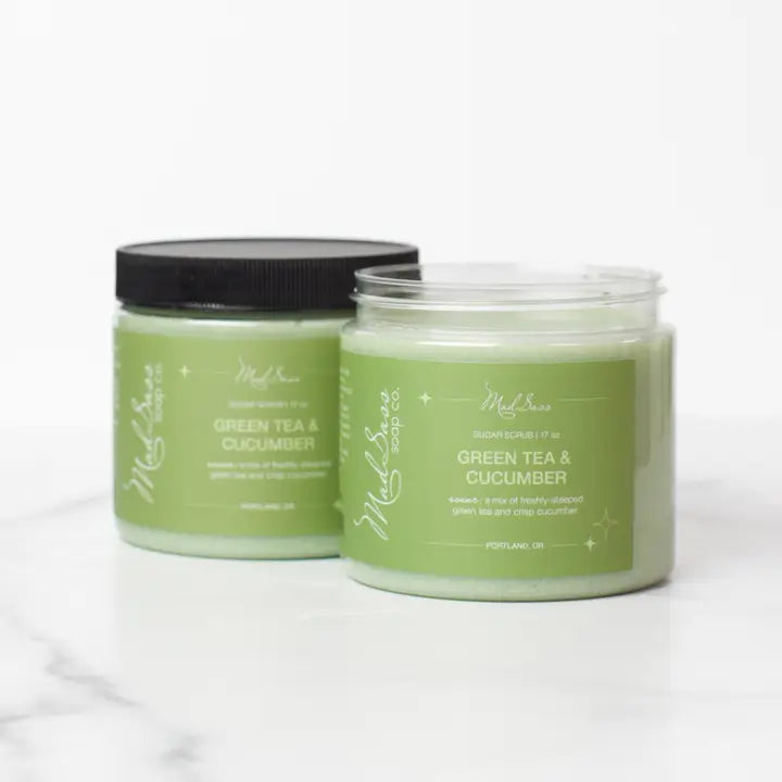 Green Tea and Cucumber Sugar Scrub