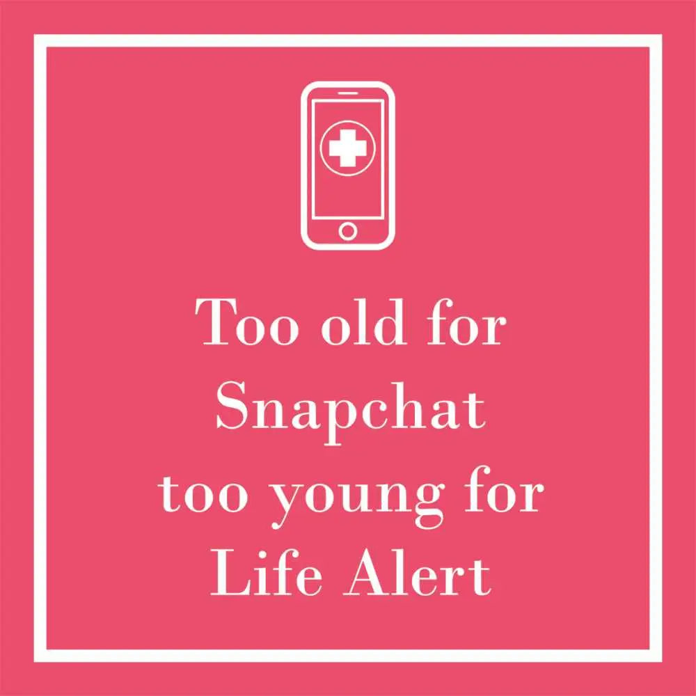 Too Old for Snapchat Cocktail Napkins