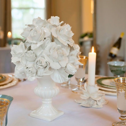 Scavo Rose Petal Candle Holders