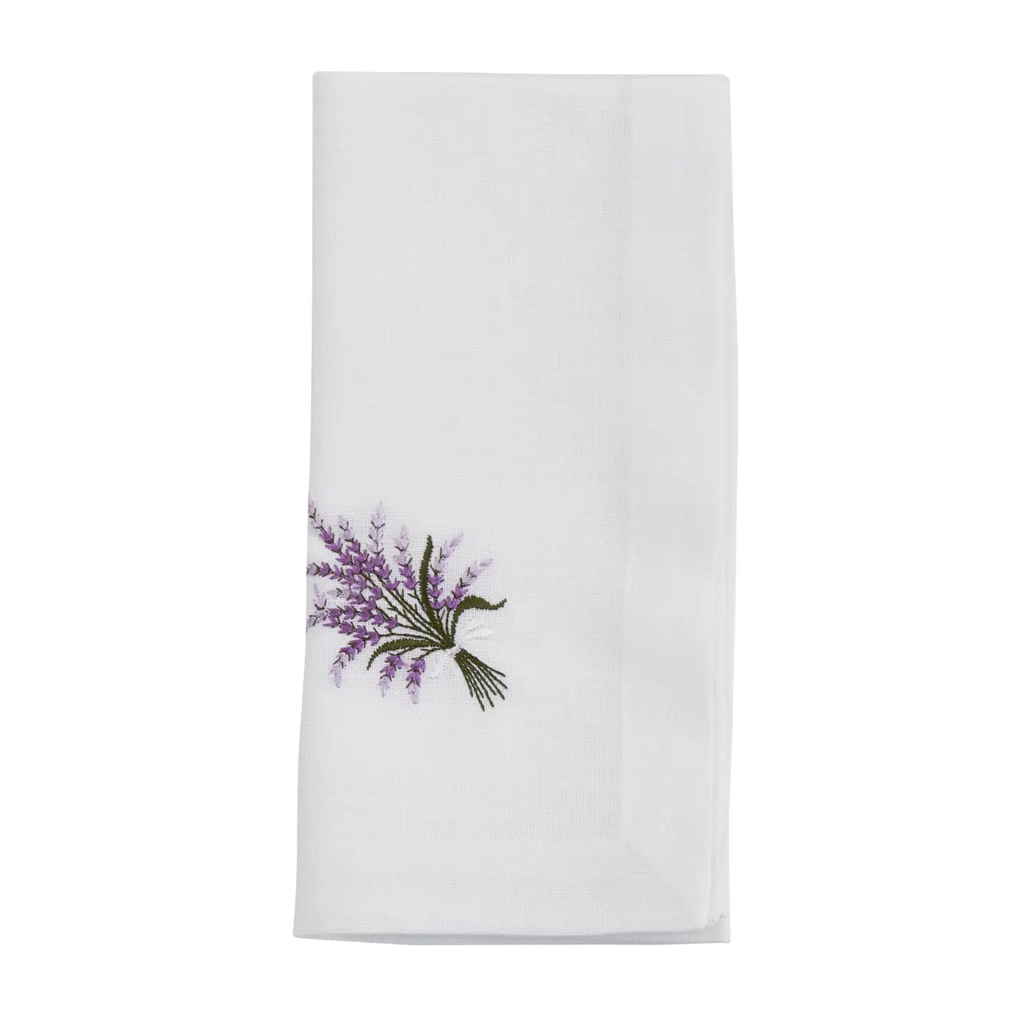Lavender Napkins, Embroidered