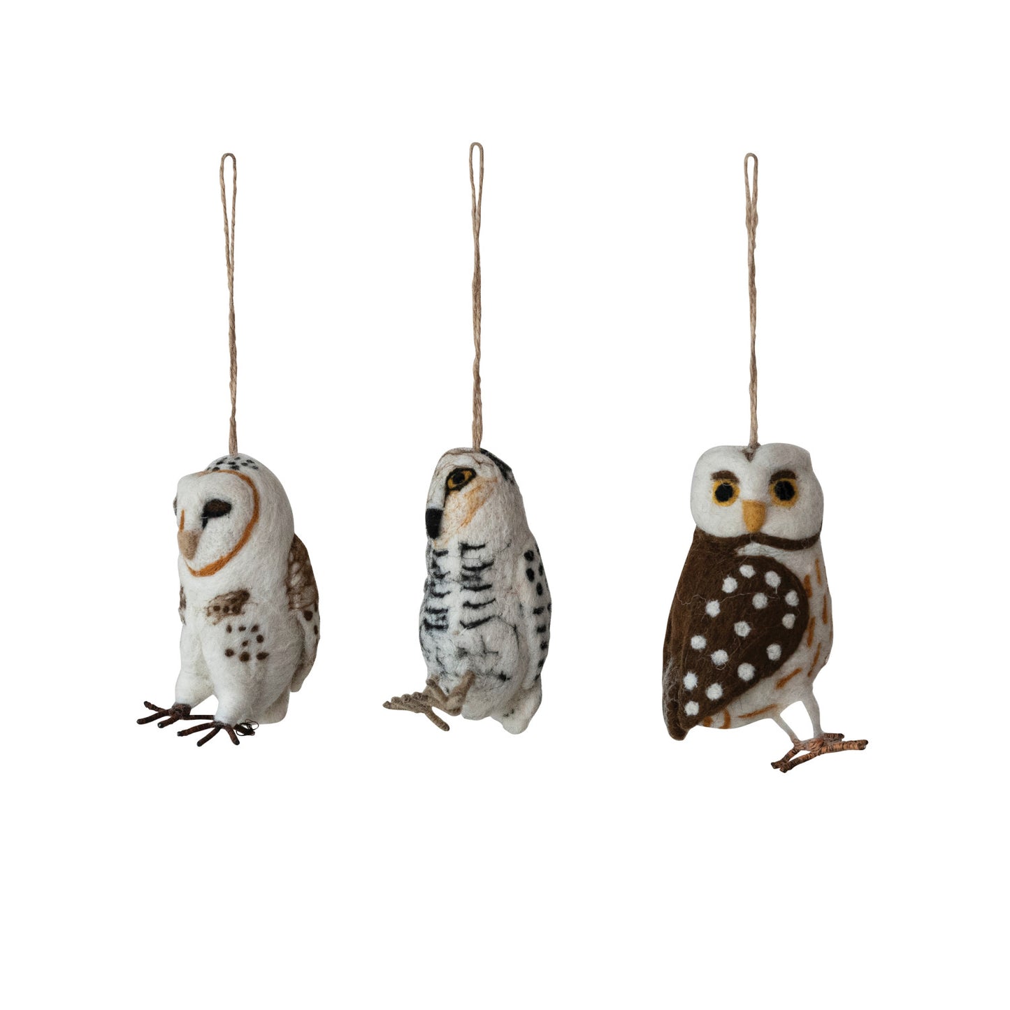 Wool Owl Ornament