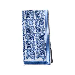 Blue and White Tablecloth