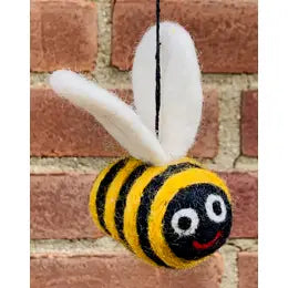 Bee Ornament, felt